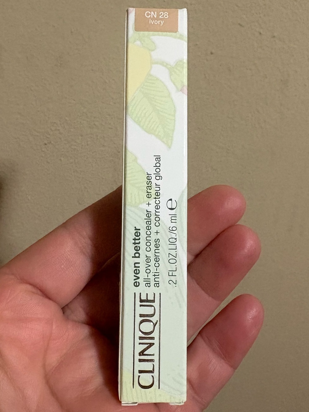 Clinique Even Better All-Over Concealer + Eraser CN 28 Ivory BrandNew Never Used